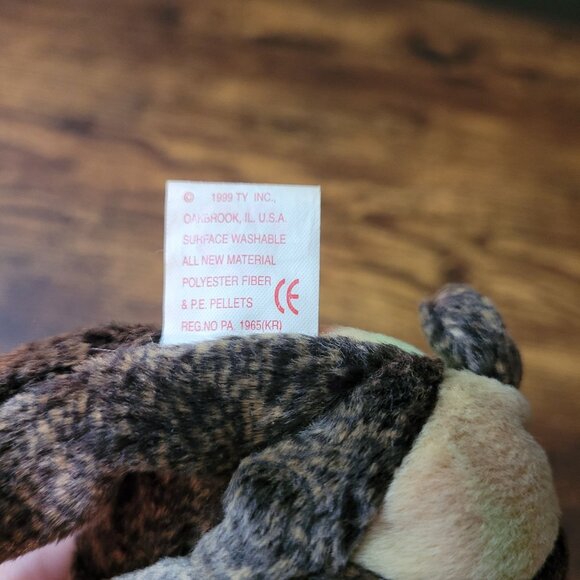 Ty Beanie Babies Schweetheart Congo Cheeks Primates Vintage NWT - Picture 10 of 10